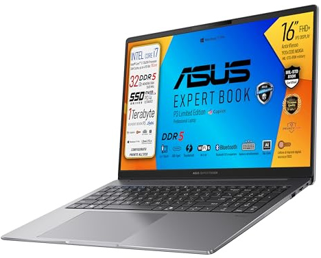 ASUS Notebok P3, Intel I7 13620H,10Core, Ram DDR5 32Gb, SSD Pci Nvme da 1Tb, Display IPS 16 WUXGA, Wi-FI 6, Display port, lan rj45, Bt, Tastiera retroilluminata, fingerprint, Win11Pro, Ready to use