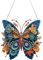 Aikeis Diamant-Gemälde-Anhänger-Set, Blauer Schmetterling, Kristall, Acryl, Edelstein, Gemälde, Kunst, Dekoration, Panel, modisches Dekorationsset