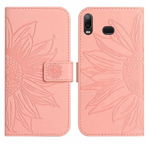 Compatible con Asus Smartphone for Snapdragon Insiders 5G Custodia,Compatible con Asus Smartphone for Snapdragon Insiders 5G Custodia per telefono Flip Kickstand con chiusura magnetica Pink