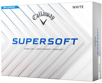 Callaway Golf Supersoft Golf Ball 2025, White