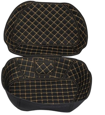 DEMULAX, for GIVI V47 V 47 Motorrad-Kofferraumauskleidung Gepäckbox Innenbehälter Heckkoffer Kofferraumschutz Futter Innentasche Zubehör Topcase-Innenpolster(Black 1 Set)