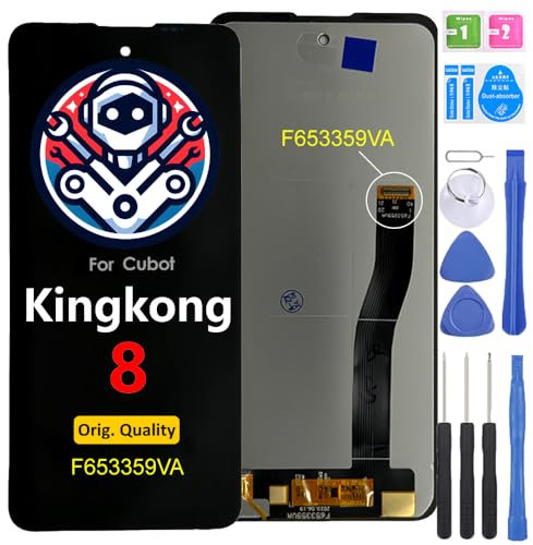 iYAiYO Pantalla LCD Táctil Repuesto Compatible con Cubot Kingkong 8 Original Reparación Pantalla Display Completa Digitalizador De Reemplazo con Herramientas
