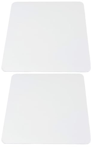 YINETTECH 2 x Aluminium-Kennzeichen, 180 x 200 x 2,5 mm, für den Bau eines seitlichen Nummernschildhalters, andere Umbauten oder als Verstärkung, CNC-gefräste Aluminiumplatte