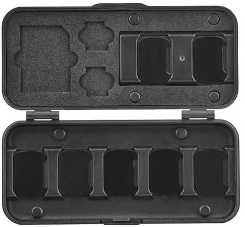 OURHZTB Hartschalen-Objektivfiltertasche für DJI Osmo Pocket 3, staubdicht und wasserabweisend, Kameralinsenfilter, Aufbewahrungstasche für ND-UV-CPL-Filter, Weitwinkel-Makroobjektiv, TF