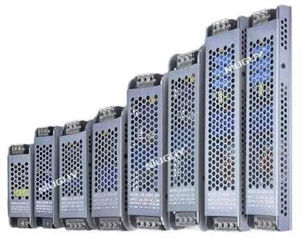 Controlador de LED Transformador de iluminación LED ultrafino, fuente de alimentación de 12 V CC a 24 V, 60 W, 100 W, 150 W, 200 W, 300 W, 400 W y 500 W.(200Watts,24V)
