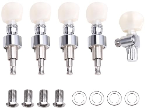 Koolenry Guitar Instrument String Knob Accessories String Knob Accessories Banjo Tuner Tuning Keys String Button Tuner Set of Upright Knobs + Knobs