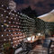 SUAVER Solar LED Lichternetz, Wasserfest 200LEDs Solar Lichterkette,3x2M Outdoor Lichtervorhang,8 Modi Net Mesh Deko Leuchte für Weihnachten Garten Party Hochzeit Schlafzimmer (Weiß)