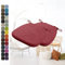Kimgull 2er Set Stuhlkissen mit Bändern Bequeme Waschbare Rutschfestes Sitzkissen Ideal für zu Hause und Gartendekoration, viele Farben und Größen zur Auswahl (40X38X3CM Rot)