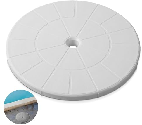 TonGass 24,9 cm Skimmer-Ventildeckel – perfektes Ersatzteil für 22,9 cm Pooldeckel & Spa-Deckel – sehr langlebige Pool-Skimmer-Abdeckung mit UV-Inhibitoren