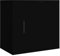 vidaXL Table de Chevet Table de Nuit Armoire de Chevet Armoire de Lit Meuble de Chambre à Coucher Maison Intérieur Murale Noir 50x30x47 cm