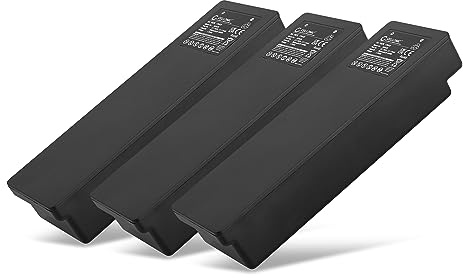 CELLONIC 3X Batterie Compatible avec Scanreco 16131, 590, Palfinger | 3x, (3000mAh, 7.2V, NiMH), Télécommande Batterie pour Scanreco RC-400 Fassi Effer Fasse 590 BS590 1026 FBS590 EA2512 960