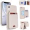 Zouzt for iPhone XR Detachable 2 in 1 Wallet Case with Card Holder for Magsafe, Magnetic PU Leather Flip Credit Slot Protective Phone Cover Women Men for iPhone XR 6.1 Inch - White
