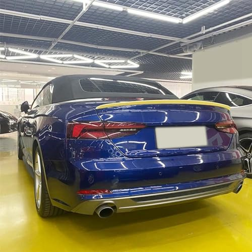 GXYNBY Glänzend schwarzer Auto-Spoiler für Audi A5 S5 Cabrio 2017–2023, ABS-Heckkoffer-Flügel, Zubehör, Body-Kit
