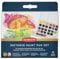 Derwent Inktense Paint 24 Pan Palette, Set of 24, Half Pan Size, Water-Soluble, Ideal for Painting & Crafts on Paper & Fabric, Professional Quality, 2306318