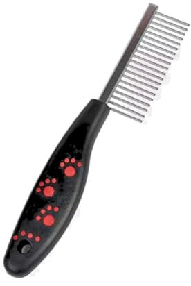 Dog Combs for Grooming, Cat Comb Metal Dog Combs for Grooming, Knot and Tangles Detangler for Dogs and Cats, Fine Tooth Pet Combs for All Pets and Breeds