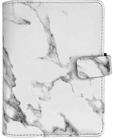 Filofax Patterns Marble Pocket organiser, white
