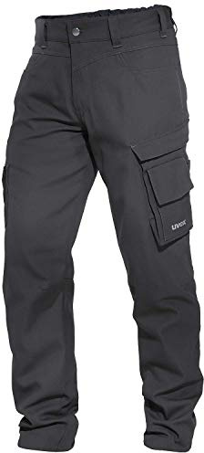 Uvex Perfexxion Basic 3853 Herren-Arbeitshose - Graue Männer-Cargohose - 66