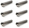 Lot de 6 vis à tête hexagonale M12 x 45 en acier inoxydable 304