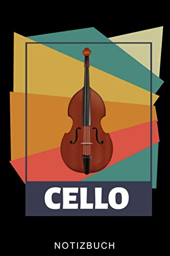 CELLO NOTIZBUCH: A5 TAGEBUCH Geschenkidee für Cellisten | Cello spielen | Cellobuch | Instrument | Geschenk für Anfänger Profis Kinder Erwachsene | Planer