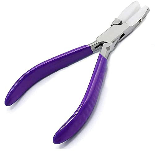 Nylon Jaw Flat Nose Jewelers Pliers 5.5 Wire Working PL-02 by G.S Online Store