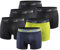 PUMA Herren Boxershort Limited Statement Edition 6er Pack - Black-Blue-Lime New - Gr. L