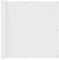 vidaXL Ecran de Balcon Brise-Vue Brise-Vent de Jardin Ecran de Protection Ecran d'Intimité Extérieur Imperméable Blanc 90x600 cm Tissu Oxford