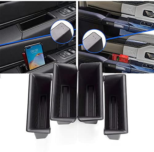 Lotcesfun RAM 1500 Auto Tür Seite Aufbewahrungsbox Türgriff Armlehne Tablett Organizer (Vordertür und Hintertür) 4er Set Kompatibel mit RAM 1500 2019 2020 2021