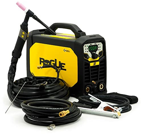 DBA_ESAB ESAB Rogue ET 200iP PRO DC WIG - Máquina de soldar inversor (200 A), color amarillo
