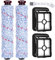 PIBONUS Accesorio para Bissell Crosswave 3 en 1 con 2 rodillos de cepillo multisuperficie + 2 filtros de repuesto para aspiradora Bissell CrossWave 1866 17132 2225N 2582N