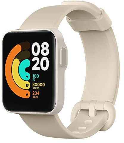 MoKo Correa Compatible con Xiaomi Mi Watch Lite/Redmi Watch, Pulsera Deportiva de Repuesto de Silicona Suave - Marfil Blanco