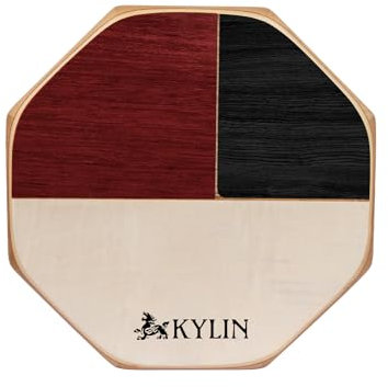 KYLIN Tragbare Cajon-Trommel mit internen Gitarrensaiten, kompakte Holzbox, Schlagzeug für Anfänger, Kinder, Straßenauftritt, Reisen