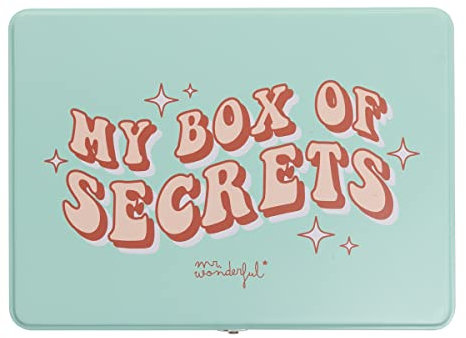 Mr. Wonderful Box for keeping your secrets My box of secrets