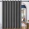 DWCN Dunkel Grau Gardinen Raumteiler,H274xB457cm,Extra Breite Vorhänge Raumtrenner Hängend Verdunkelungsvorhänge mit Ösen Thermovorhang Blickdicht Gardinen Wohnzimmer,Schlafzimmer,Büro,1 Stück