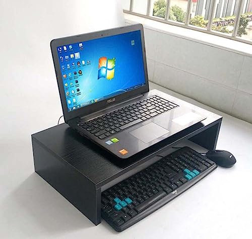 Schreibtisch Computer Monitor Ständer, 485x300x105mm Widen Laptop Riser Stand, Office PC Display Screen Printer Notebook Wood Riser Ergonomic Office Supplies