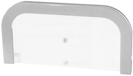 WUK 315-0200/36 Durchreiche für 4-6 mm Glasstärke, 300 x 152 mm, Kunststoff hellgrau,