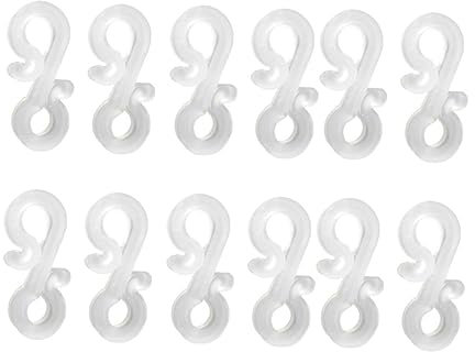 ABOOFAN Pendelleuchte 24 Stk S-förmige Aufhängehaken Kleiner Korb S Dachrinnenhaken Outdoor-haken Zum Aufhängen Weihnachtslicht Haken Weihnachtsseilclips Baumschmuck Draussen