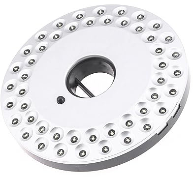 UPKOCH Led Campinglampe Mit Leuchtstoffröhren Für Terrassenschirmleuchten Runde Scheibenlampe Als Campingzeltleuchte Batteriebetrieben Für Outdoor-aktivitäten