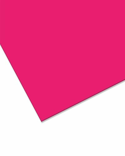 nattmann Plexiglas® GS 3 mm – Plaque en verre acrylique incassable polyvalente pour objets lumineux et plus encore, qualité de marque en 12 x 25 cm – Rose translucide (3H00)