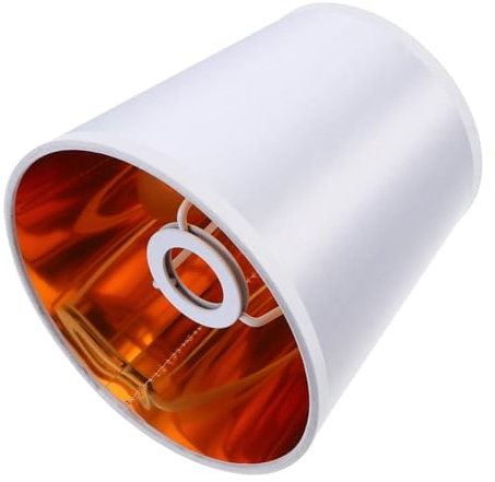 WOONEKY Lampenschirm Weiß Stoff Lampenabdeckung Geeigneter Lampenzubehör Für Deckenleuchten Wandlampen Stehlampen Lichtdiffusierend Langlebig Und Vielseitig Für Wohnzimmer Schlafzimmer Kin