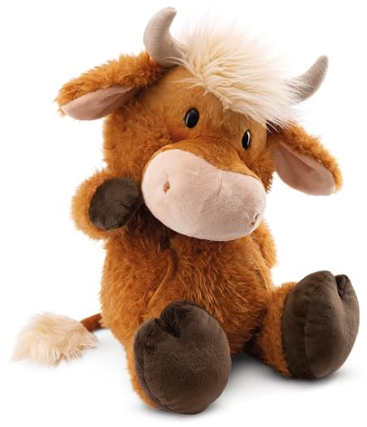 NICI Kuscheltier Hochlandrind McMooray 53cm braun - Stofftier aus weichem Plüsch, niedliches Plüschtier zum Kuscheln und Spielen, für Kinder & Erwachsene - tolle Geschenkidee - 61119