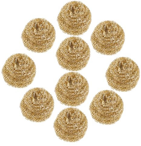 TOPBATHY 10pcs Soldering Iron Head Cleaning Balls Wire Sponge for Soldering Tip