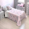 various - Colcha bouti Basic Infantil +1 x Funda de Almohada 50x70cm Colcha Cubrecama Reversible con Acolchado termosellado Unicornio (Cama 90, 180x260 cm) 2 Piezas