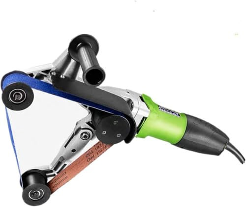 Ponceuse à bande pour tubes en aluminium 900, outil de ponçage électrique 110V/220V autour de la Machine à polir les tuyaux