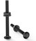 ORTAVA Viti a testa tonda M6 × 60, in ossido nero, DIN 603 (20 pezzi), con dado a flangia esagonale, in acciaio inox A2 V2A, viti a testa tonda