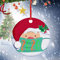 Weihnachtsdekoration, Geschenk, 1 Stück, Weihnachtsschmuck 2020, Weihnachtsmann, Masken-Souvenir, Baumschmuck für Weihnachtsdekoration, Hochzeit, Geburtstagsfeier