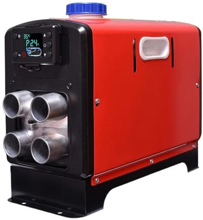MegLob Chauffage Diesel Tout-en-Un 8 KW, Chauffage De Stationnement Compact, Chauffage Diesel Portable pour Chauffeur De Camion, Télécommande Et Moniteur LCD, Chauffage Rapide À Faible Bruit,24v