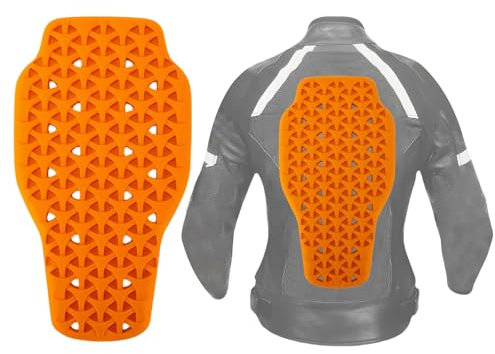 JAONLD Protector Espalda Moto Protector de Ciclistas,Protector de Espalda Removibles Certificado CE,Flexible y Transpirable,Proteccion Espalda Moto para Motocicletas,Todoterreno,Bicicletas de Montaña