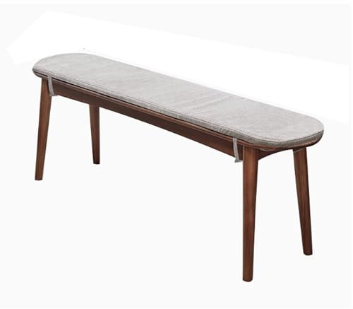 WXZXWXZX Sitzbank Esszimmer Holz Hocker Holzbank Küchenbank Eckbank Esszimmer Bank Flur Bettbank Essbank Garderobenbank Polsterbank Ottoman für Esszimmer Flur Garderobe(Walnut Color,120cm(47in))