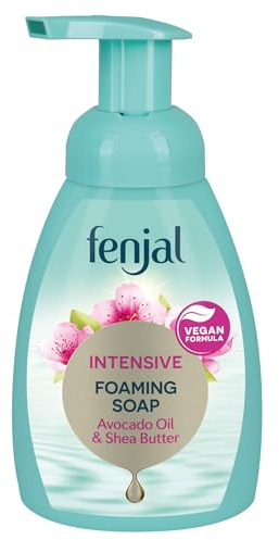 Fenjal Intensive Foaming Soap, 250ml, Avocado Oil & Shea Butter | Skin Cleaning Agent, Vegan