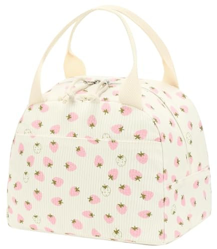 JSTHHTT Bolsa Termica Porta Alimentos 9.5L, Nevera Portatil PequeñA, Fiambreras Comida Trabajo, Lonchera Aislada, Bolsa Comida Trabajo De Almuerzo Reutilizable Para Oficina, Viajes, PíCnic O Colegio